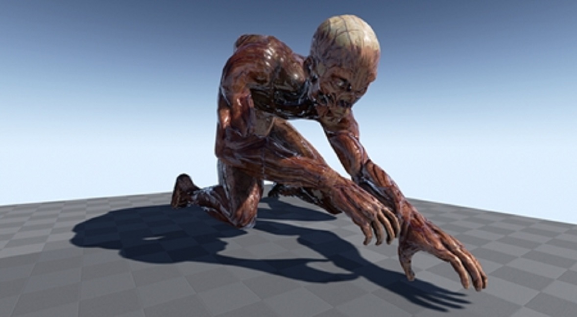 虚幻引擎市场重口味僵尸 Unreal Engine Marketplace T-Pose Zombie Pack