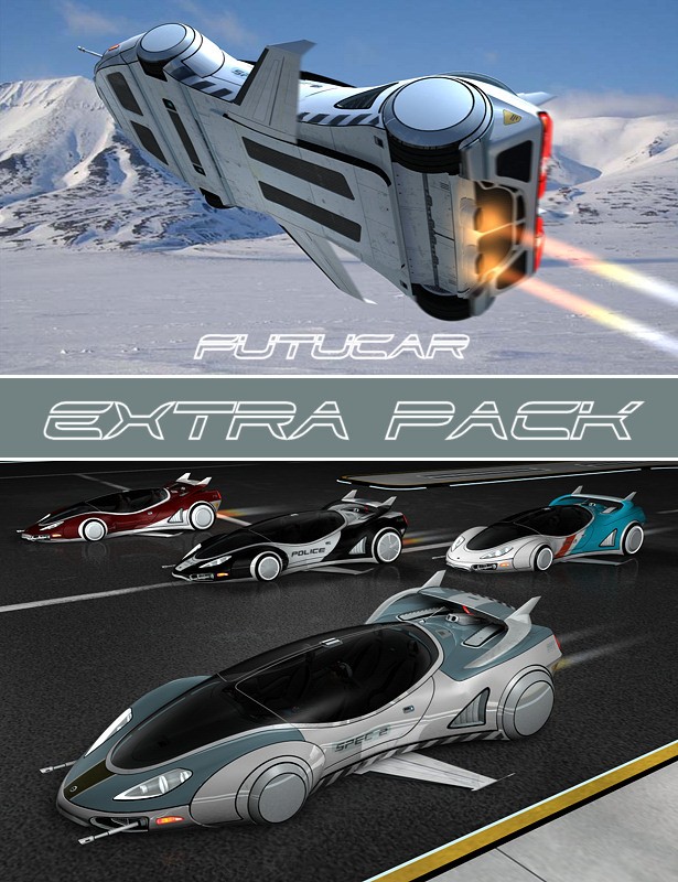空中飞车 科幻赛车 Futucar Extra Pack