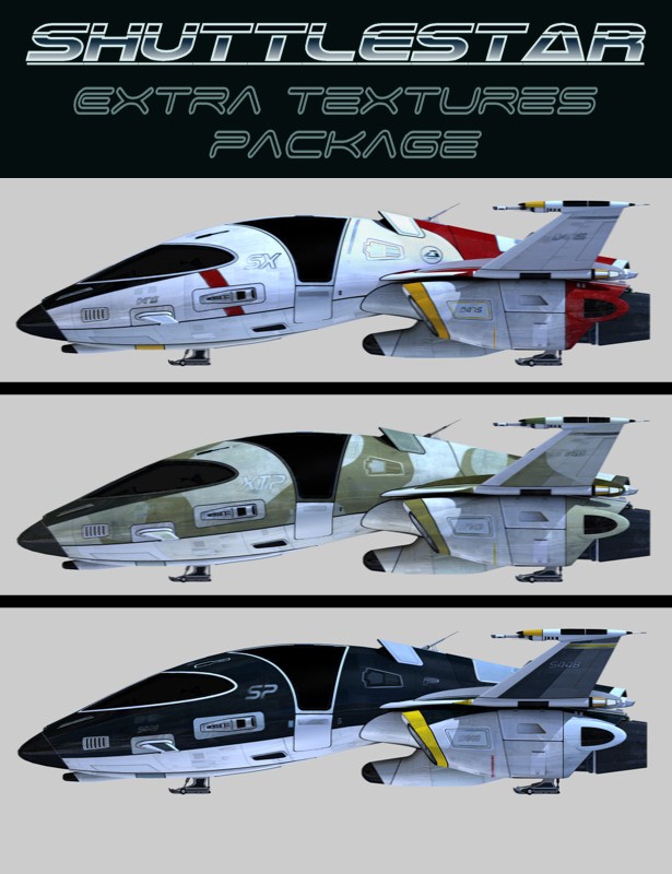 宇宙飞船 探索者 额外的纹理包 Shuttlestar Extra Textures Package