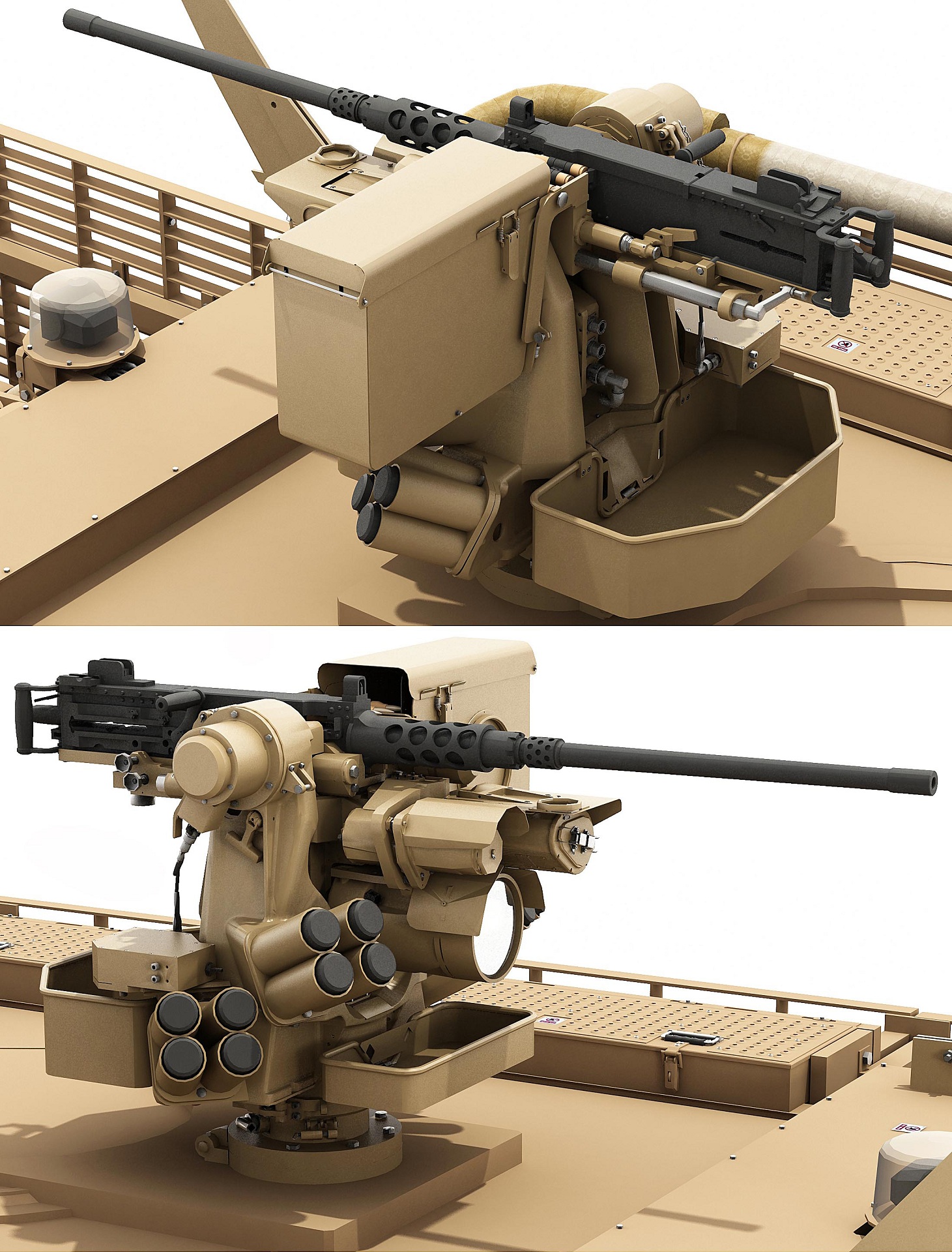 军事装备3D模型 保护者遥控武器站