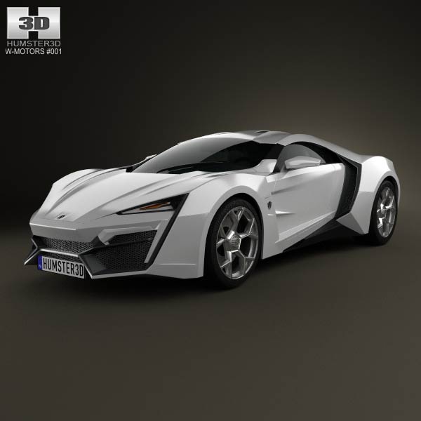 世界名车系列3D模型 lykan hypersport