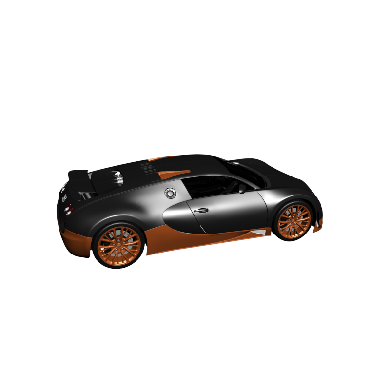 世界名车系列3D模型 布加迪威龙 Bugatti Veyron SS