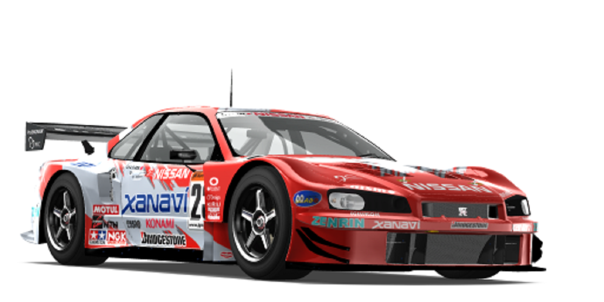 极限竞速赛车模型 2003 Nissan GT-R #23 XANAVI NISMO