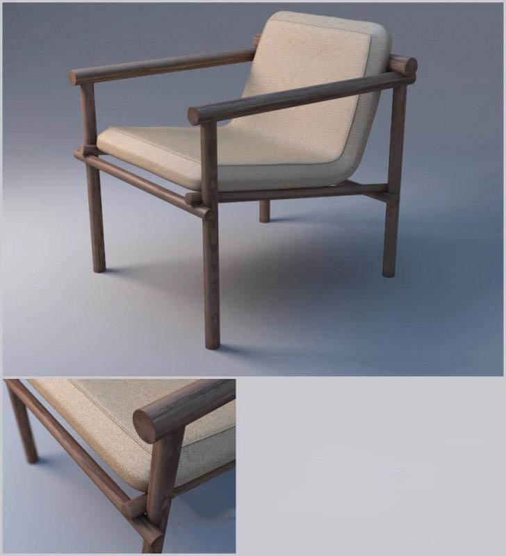 第二季模型套装（国外单体）新中式椅子15