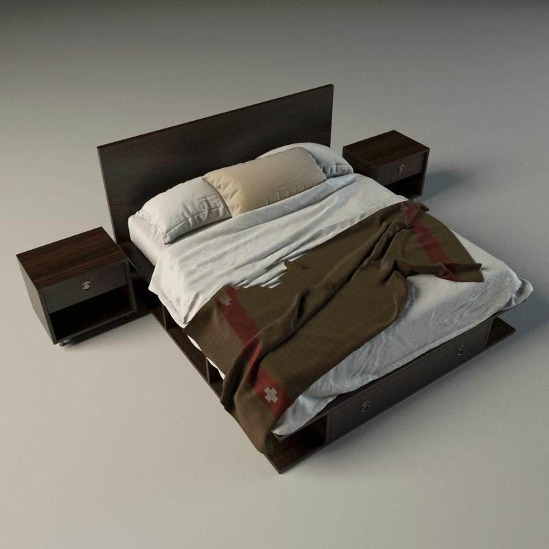 现代简约床具
