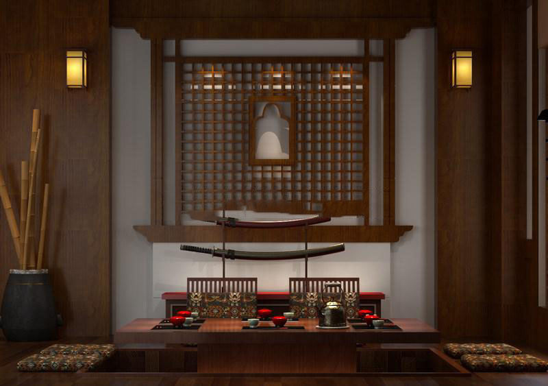 日式风格和室桌椅组合