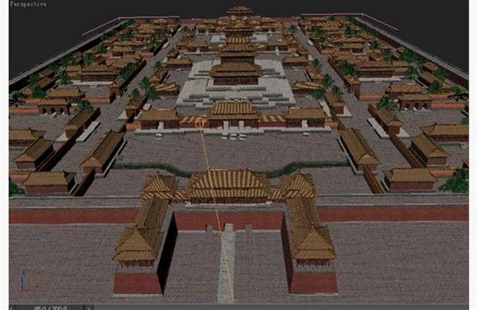 紫禁城全景模型