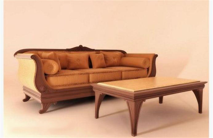 欧式沙发组合 3D模型下载