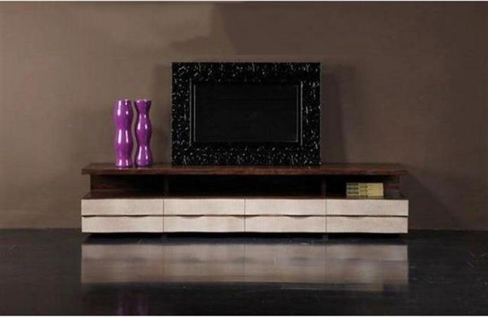 现代木质地柜式电视柜 3d模型下载