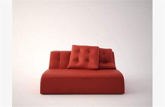 红色简约沙发