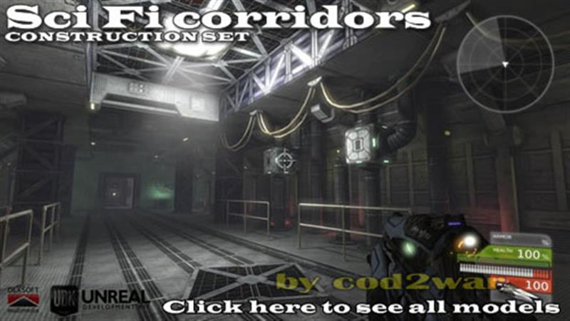 DEXSOFT-GAMES: Sci-Fi Corridors Construction Set 科幻走廊