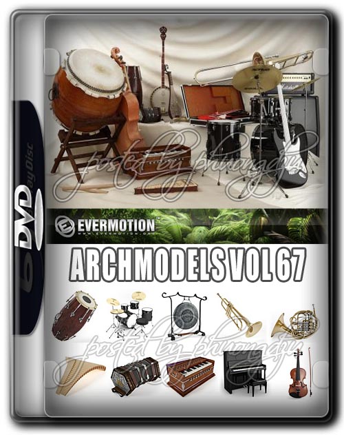 Evermotion Archmodels Vol 67 MAX 乐器模型