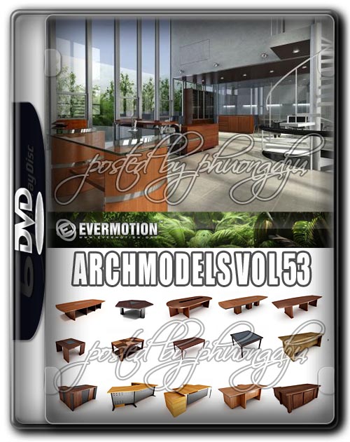 Evermotion Archmodels Vol 53 办公家具
