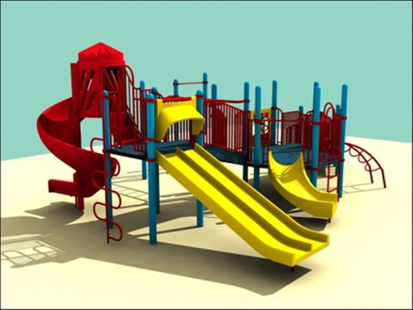3D Models for Children Playground 儿童游乐场3D模型