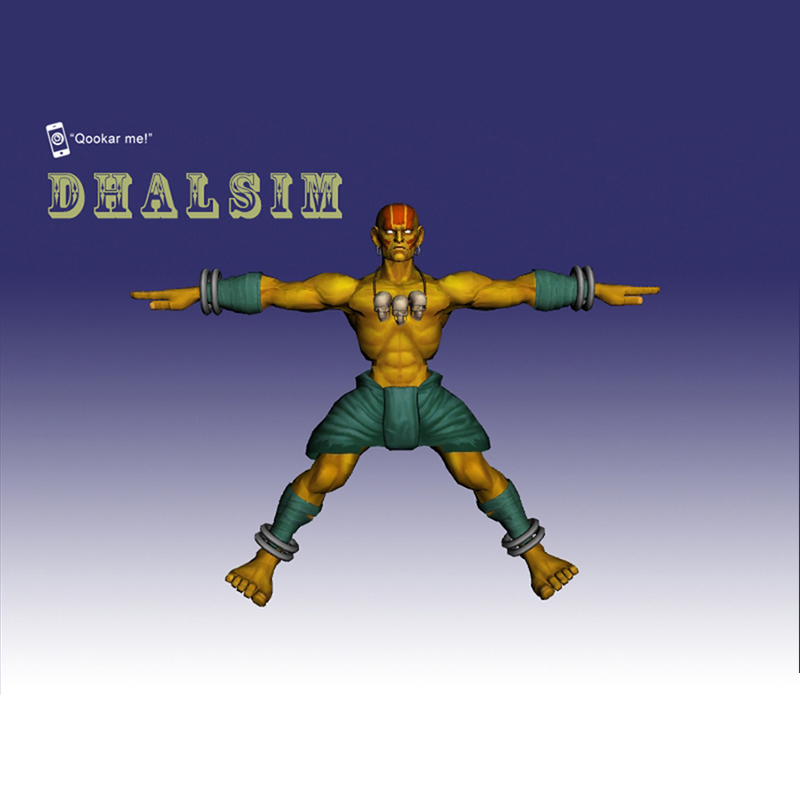 街霸人物模型系列 DHALSIM