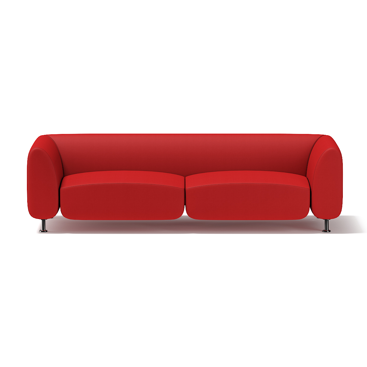 红色双人沙发