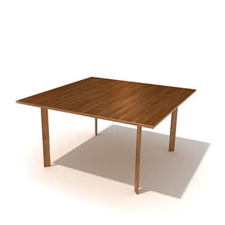 木质方桌