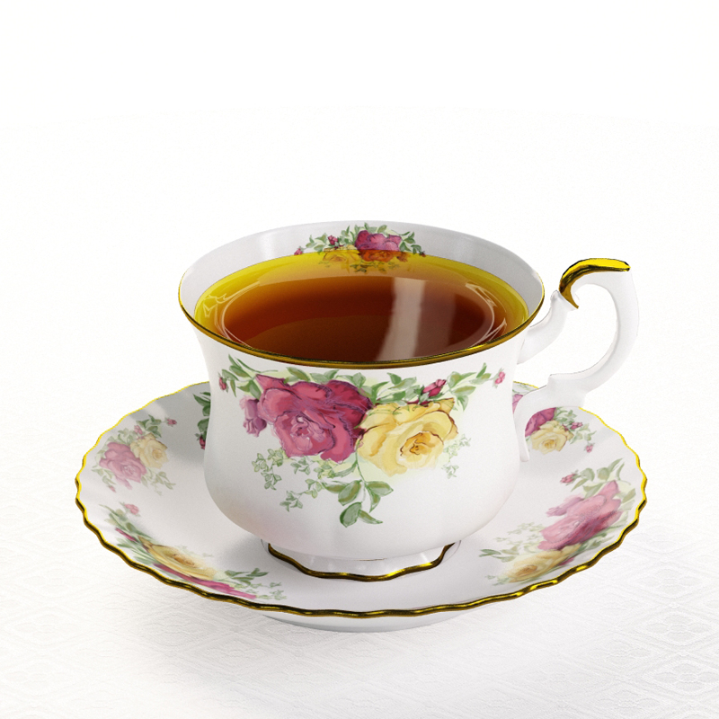 青花瓷茶杯 teapot