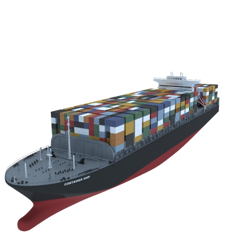 货轮2 freighter 3d模型 cg模型 下载 (qookar)