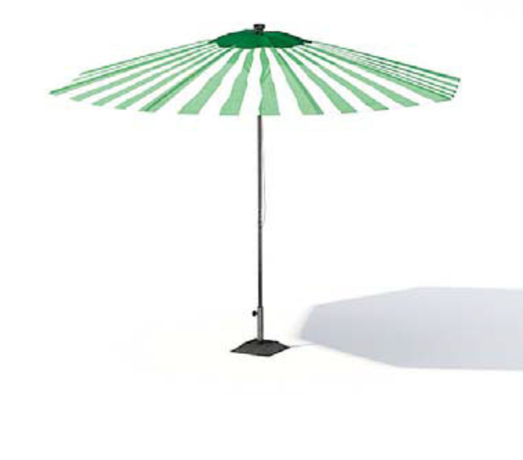 户外庭院遮阳伞 绿色条纹
